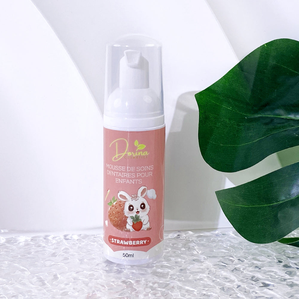 Mousse de dentifrice BIO aux fruits 🍓 pour enfants - BRILLADENT fraise 🍓