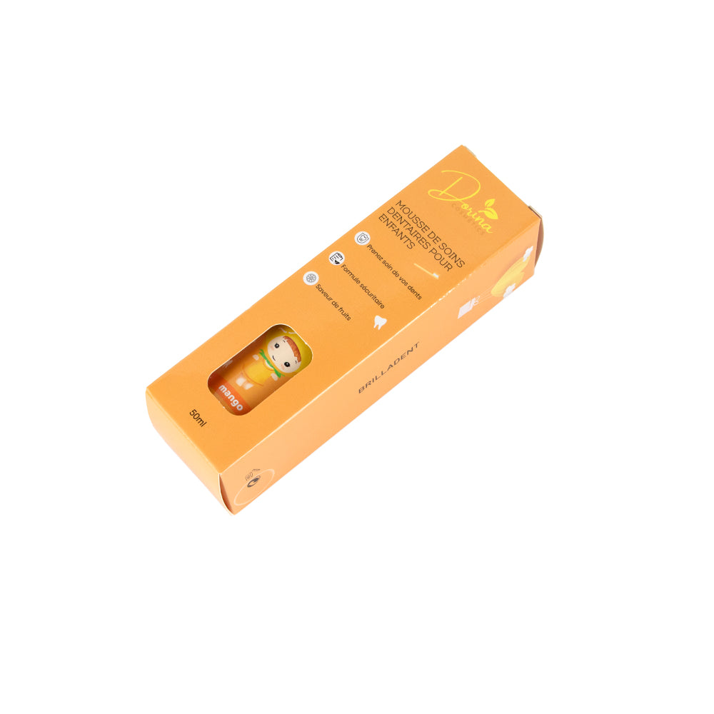 Mousse de dentifrice BIO aux fruits 🥭 pour enfants - BRILLADENT MANGUE 🥭