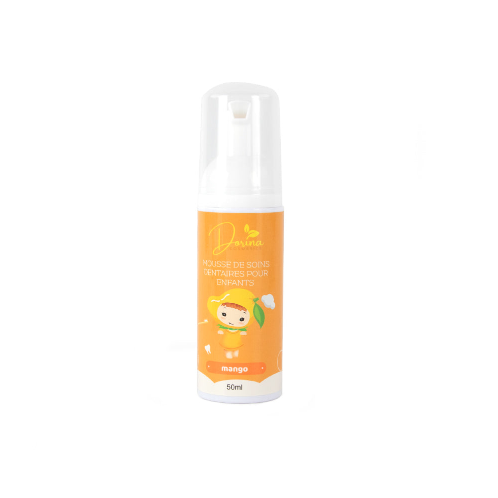 Mousse de dentifrice BIO aux fruits 🥭 pour enfants - BRILLADENT MANGUE 🥭