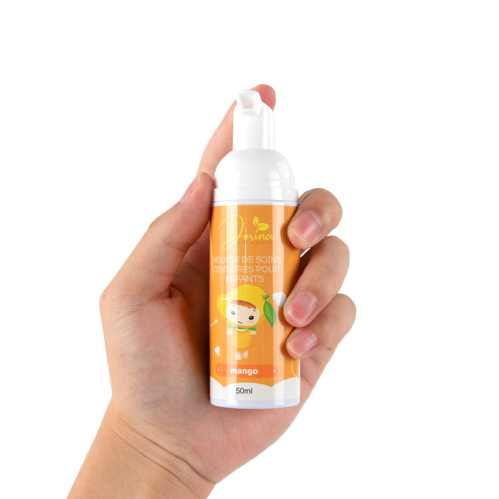 Mousse de dentifrice BIO aux fruits 🥭 pour enfants - BRILLADENT MANGUE 🥭