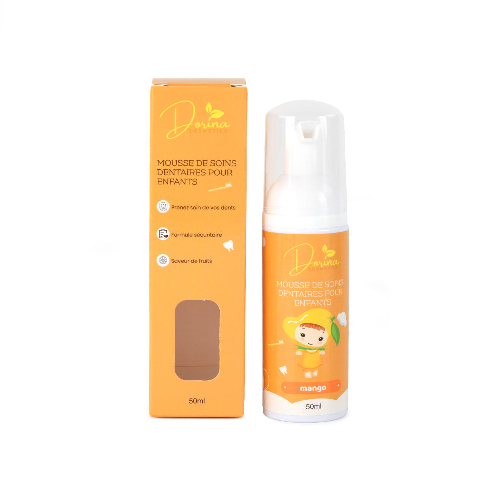 Mousse de dentifrice BIO aux fruits 🥭 pour enfants - BRILLADENT MANGUE 🥭