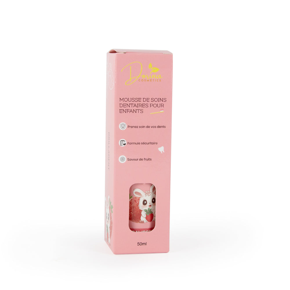 Mousse de dentifrice BIO aux fruits 🍓 pour enfants - BRILLADENT fraise 🍓
