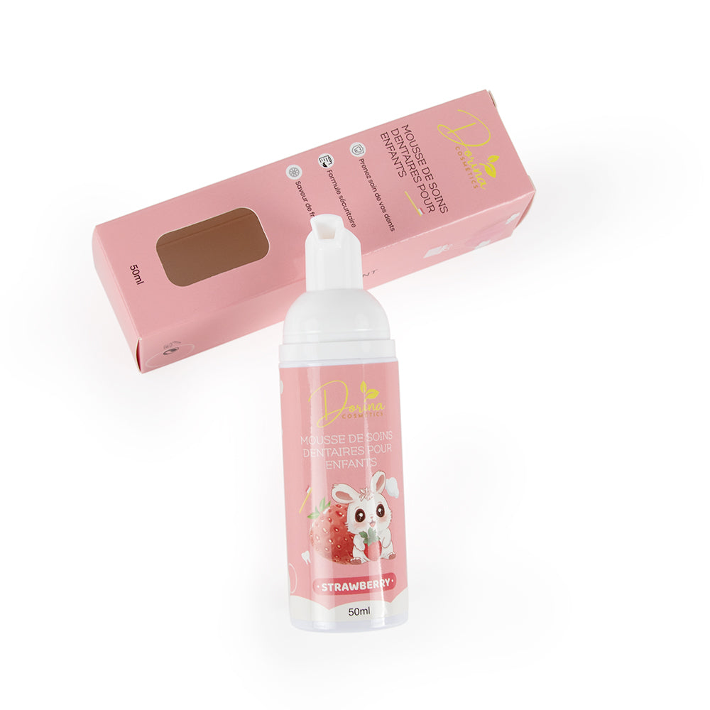 Mousse de dentifrice BIO aux fruits 🍓 pour enfants - BRILLADENT fraise 🍓