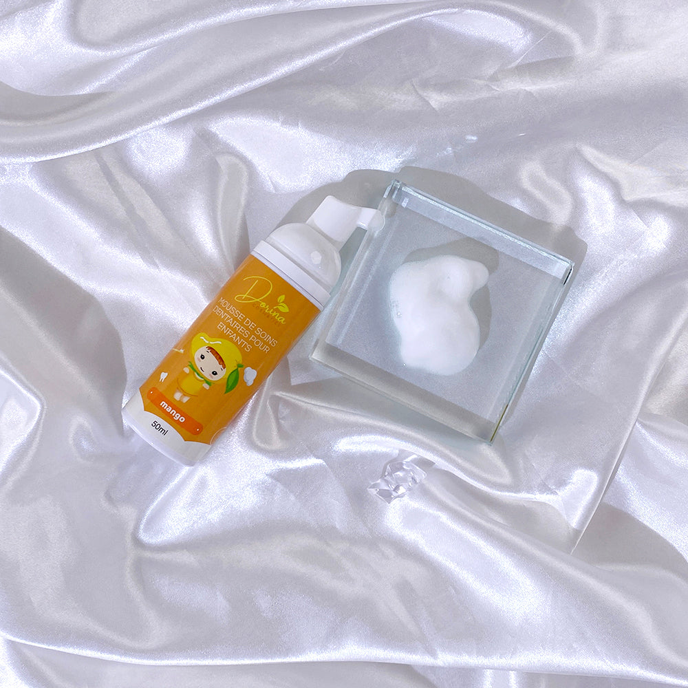 Mousse de dentifrice BIO aux fruits 🥭 pour enfants - BRILLADENT MANGUE 🥭