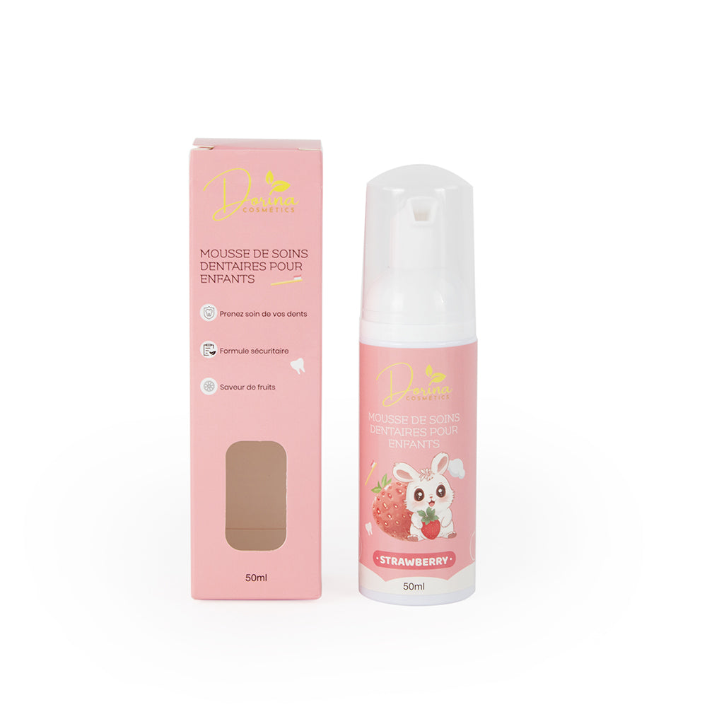 Mousse de dentifrice BIO aux fruits 🍓 pour enfants - BRILLADENT fraise 🍓