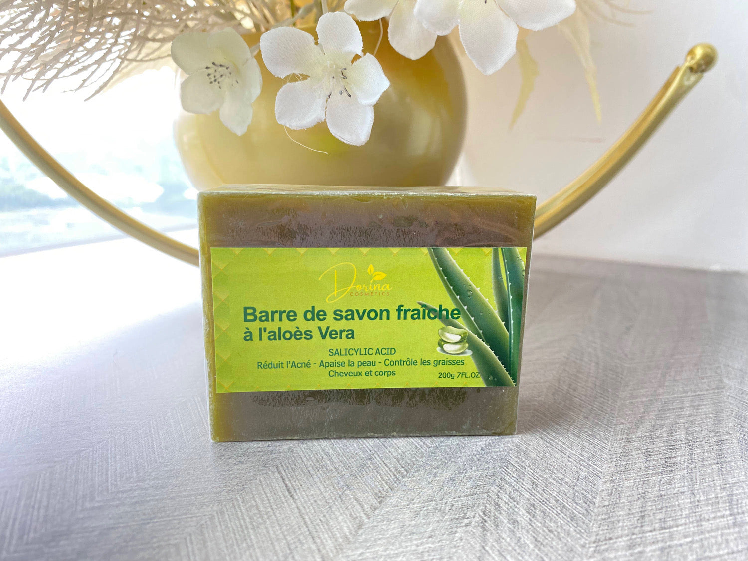 Savon bio PURETÉ ALOÈS VERA, antiseptique, 200g