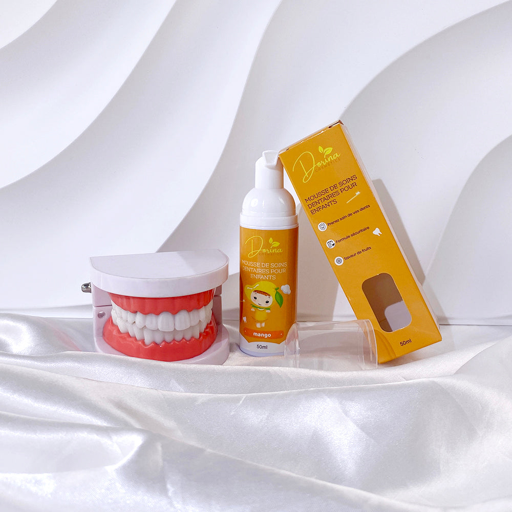 Mousse de dentifrice BIO aux fruits 🥭 pour enfants - BRILLADENT MANGUE 🥭