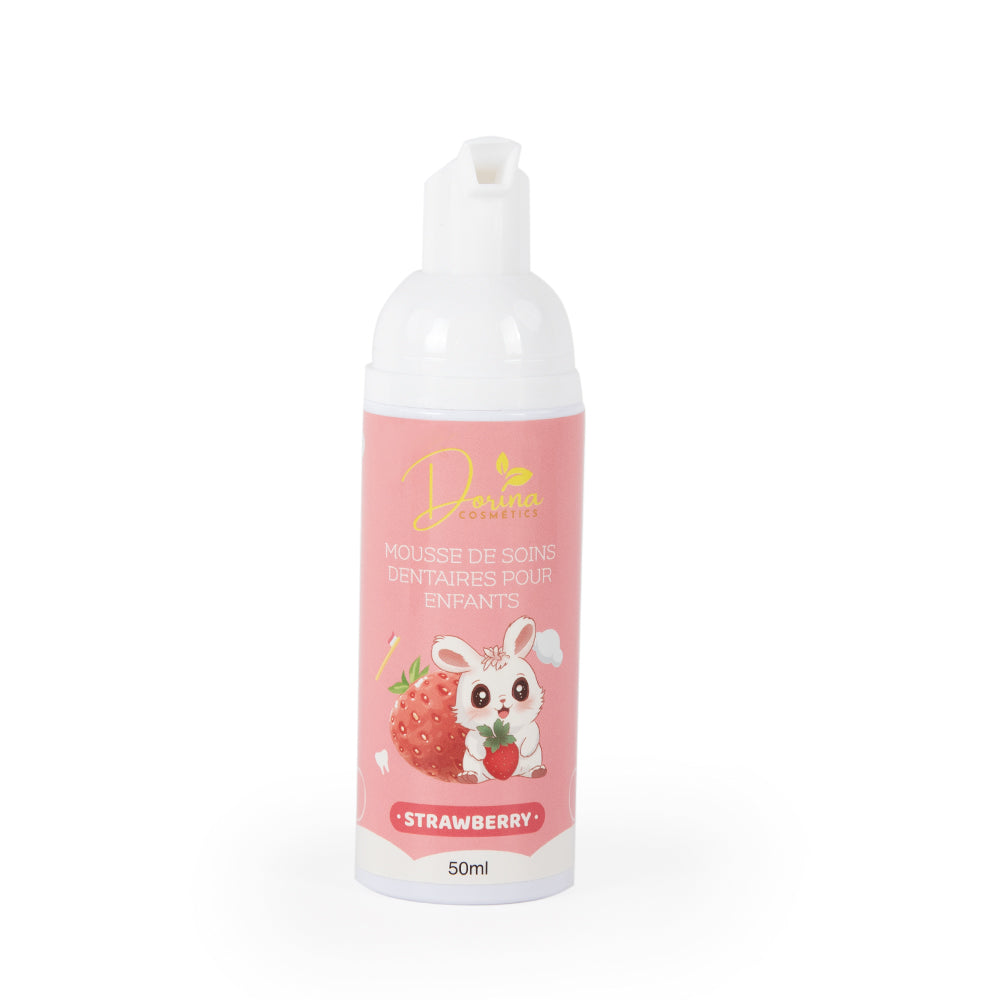 Mousse de dentifrice BIO aux fruits 🍓 pour enfants - BRILLADENT fraise 🍓