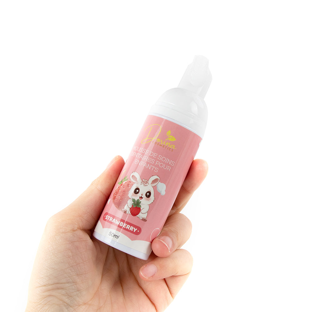 Mousse de dentifrice BIO aux fruits 🍓 pour enfants - BRILLADENT fraise 🍓