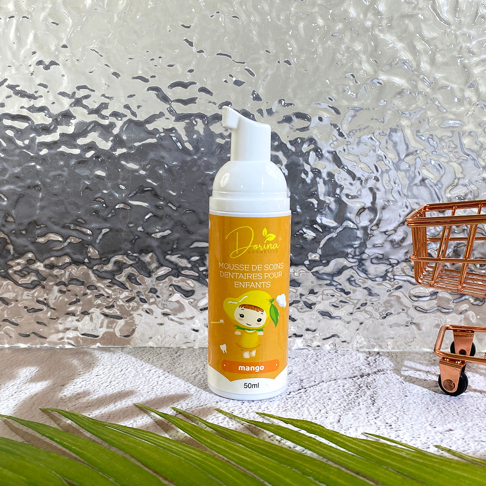 Mousse de dentifrice BIO aux fruits 🥭 pour enfants - BRILLADENT MANGUE 🥭
