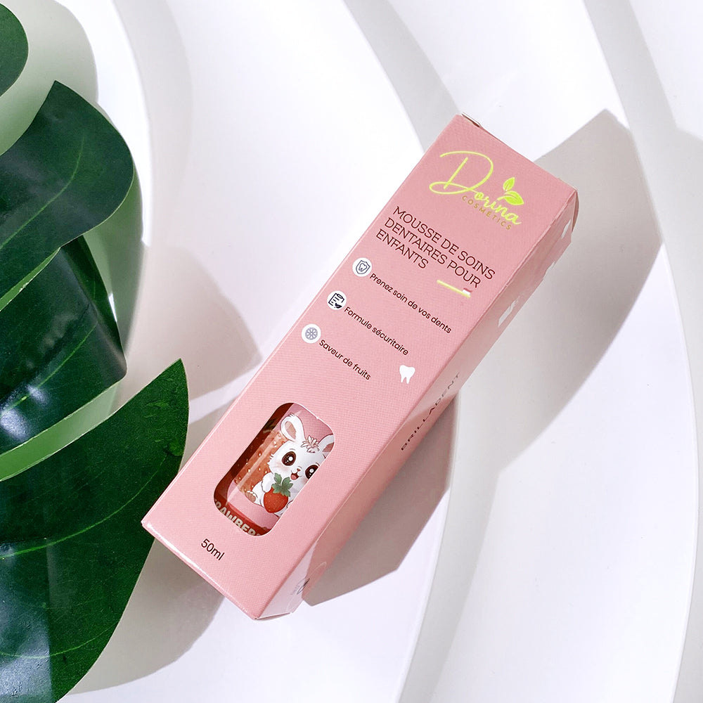 Mousse de dentifrice BIO aux fruits 🍓 pour enfants - BRILLADENT fraise 🍓