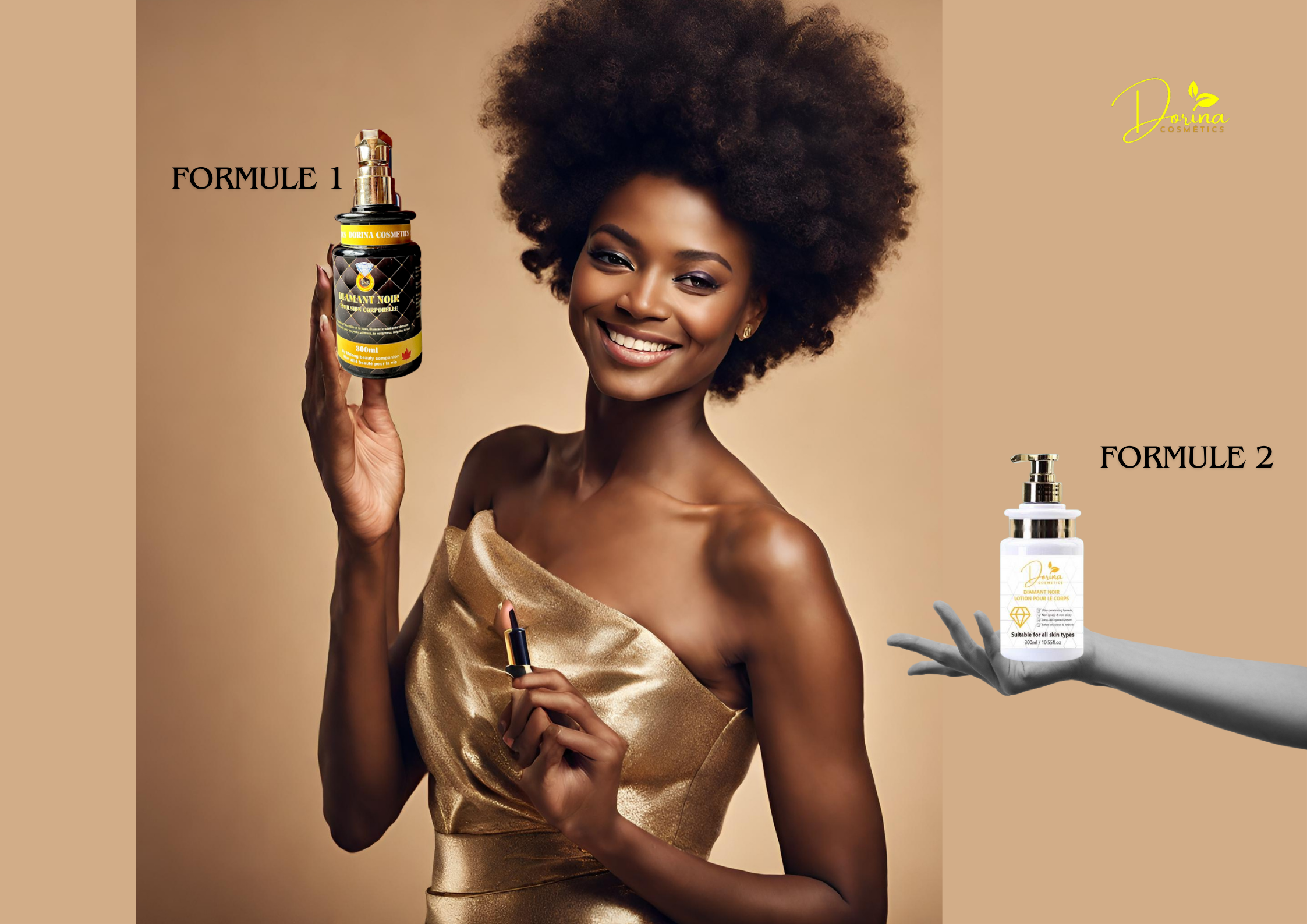 Émulsion corporelle pour peaux matures Black diamond - Diamond dust radiance, Formula 1