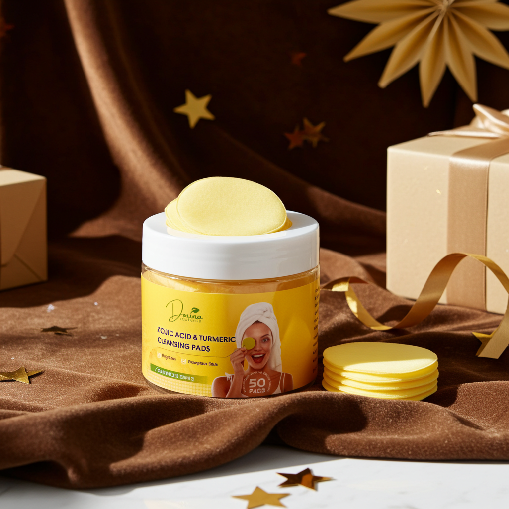 PADS Détoxifiants Visage Gingembre & Curcuma – Dorina Cosmetics