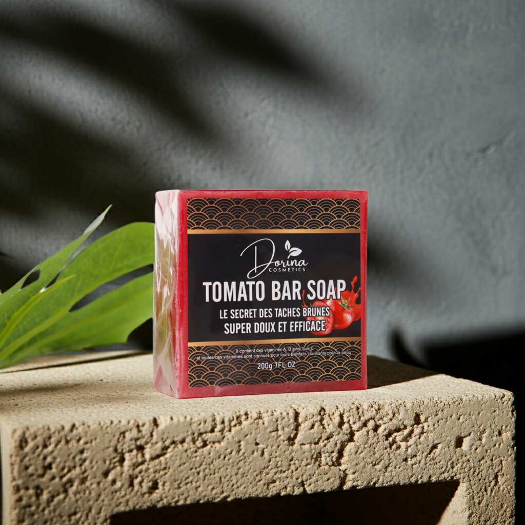 Savon Tomate 🍅 au pelycopène – Dorina Cosmetics