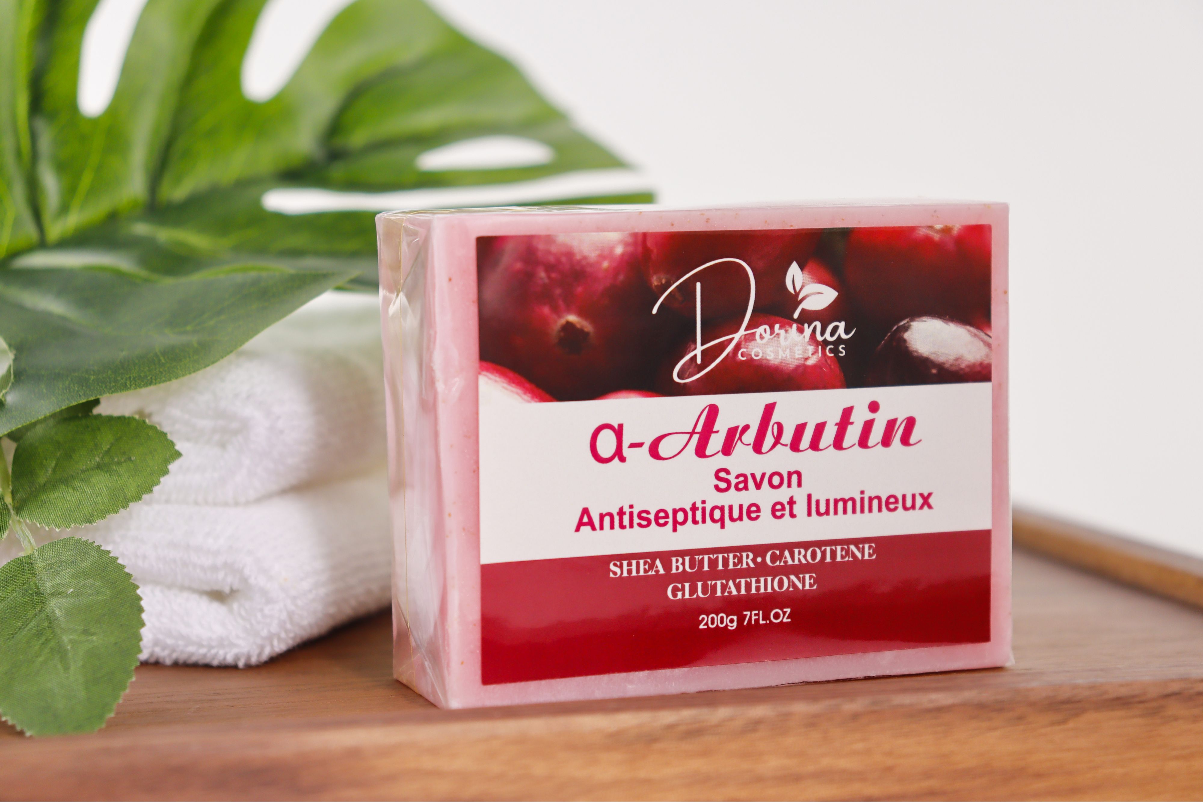 Savon gommant à la Grenade et Carotte riche en Alpha Arbutin - clarifiant, antiseptique et hydratant